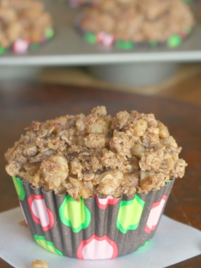 Healthy Apple Cobbler Muffins Cover image