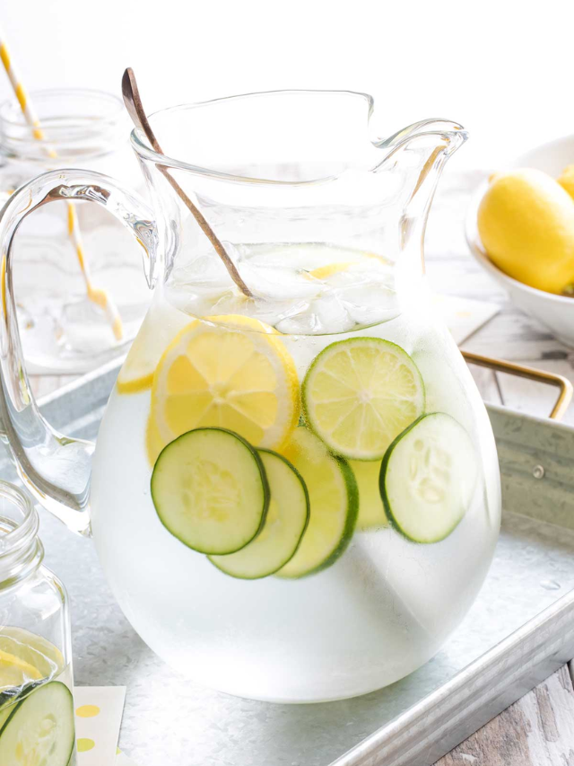 Lemon Lime Cucumber Water Story