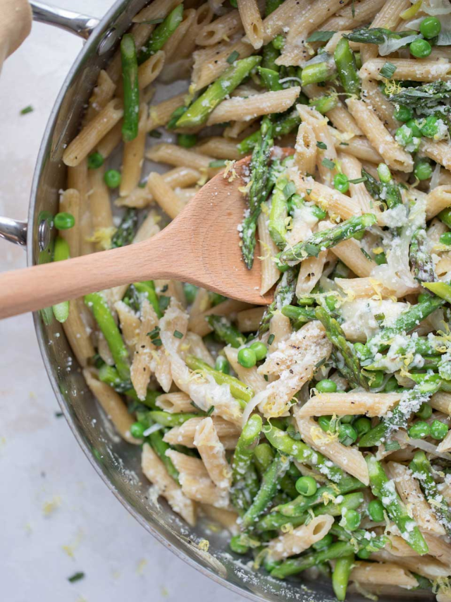 Whole-Wheat Pasta with Asparagus Story