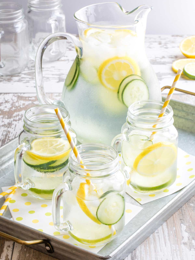 Lemon Lime Cucumber Water Recipe Story