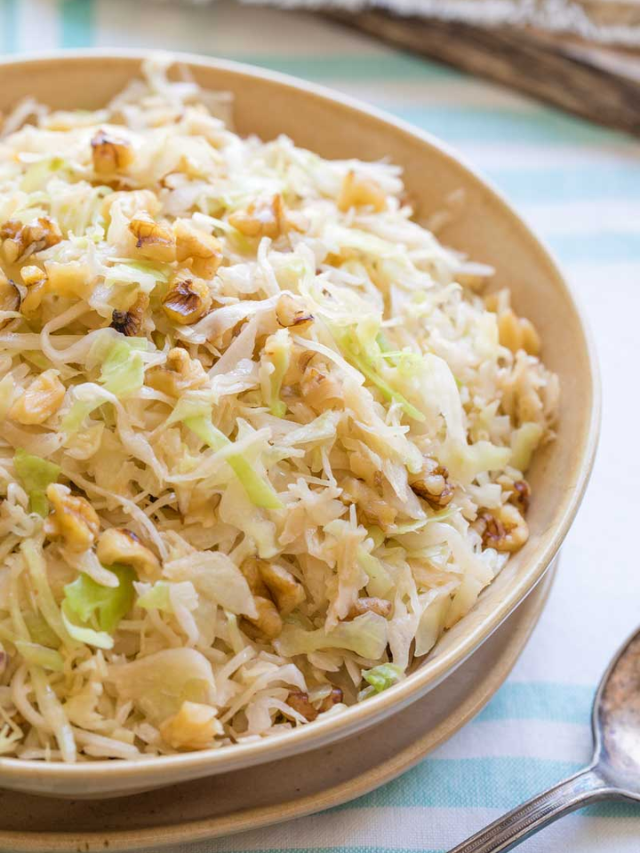 Sauteed Cabbage with Brown Butter and Walnuts Story