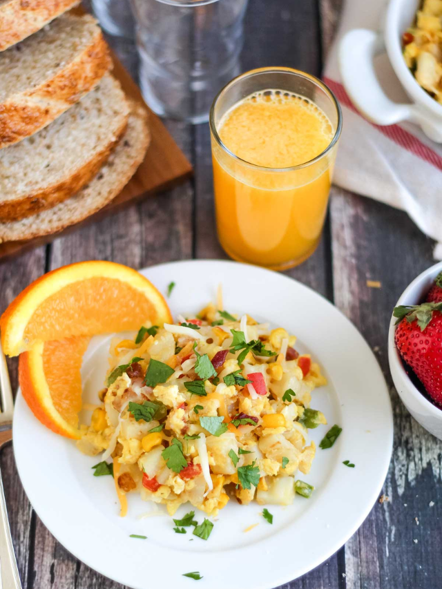 Easy Skillet Breakfast Scramble Recipe Story