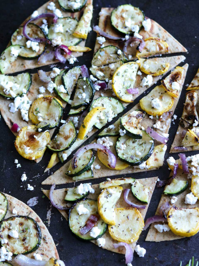 Grilled Zucchini Flatbread Story