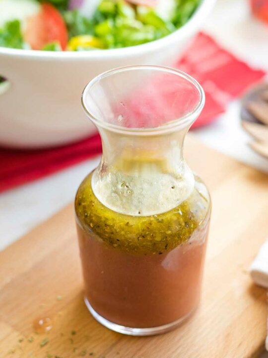 Homemade Red Wine Vinaigrette for Salads and More - Street Smart Nutrition