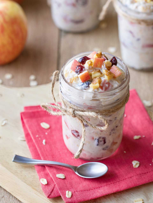 Apple Overnight Oats Story