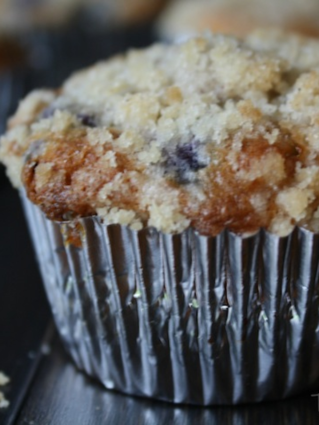 Blueberry-White Chocolate Muffins Story