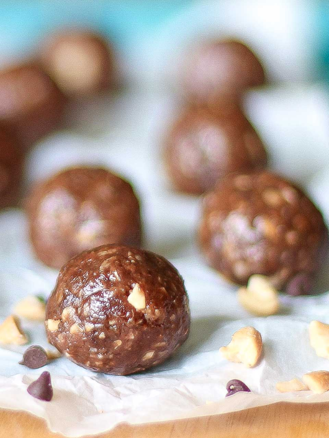 Chocolate Peanut Butter Energy Balls Story