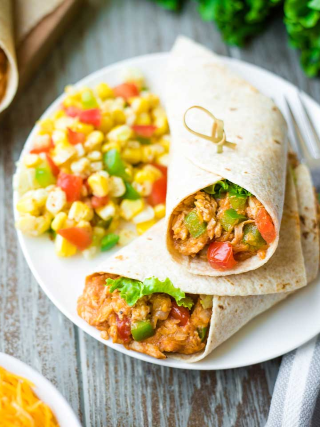 BBQ Chicken Wraps  Story