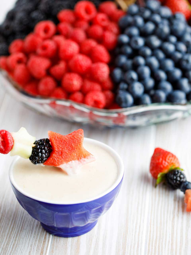 Healthy Sugared-Vanilla Yogurt Fruit Dip Story