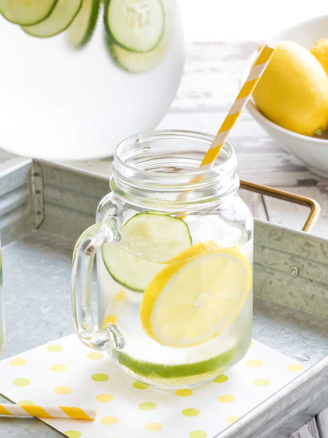 Lemon Lime Cucumber Water Recipe Story