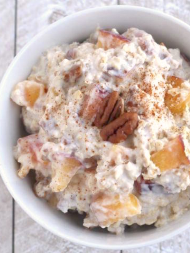 No-Cook Praline Peach Instant Oatmeal Story