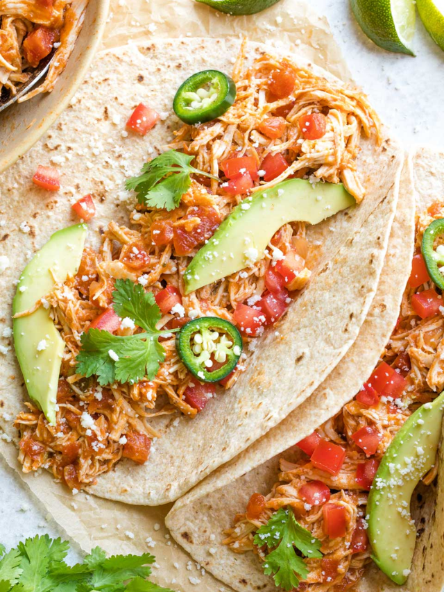 Pressure Cooker Chicken Tacos Story