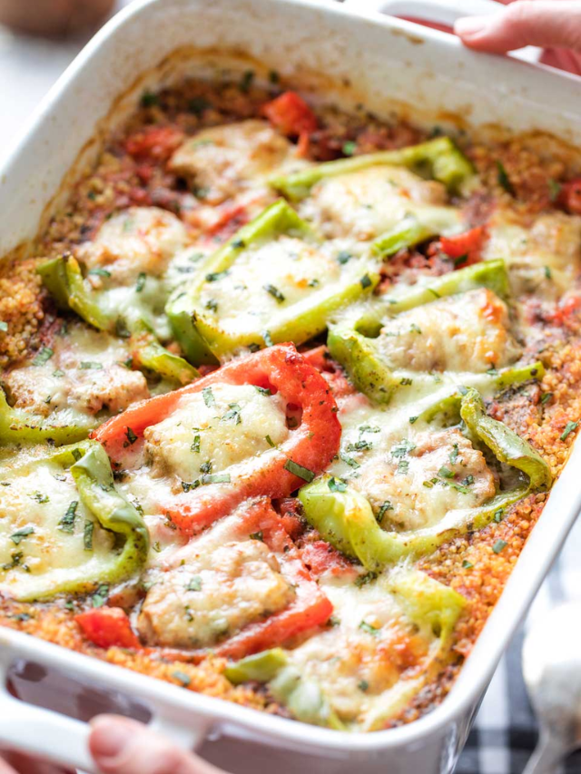 Stuffed Pepper Casserole with Quinoa Cover image