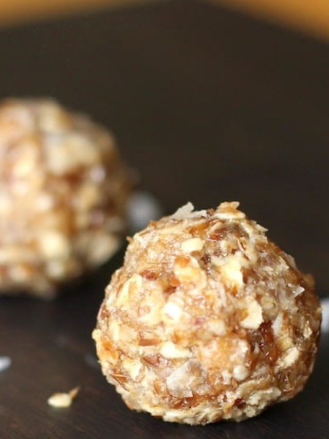 Walnut Oatmeal Energy Balls Cover image