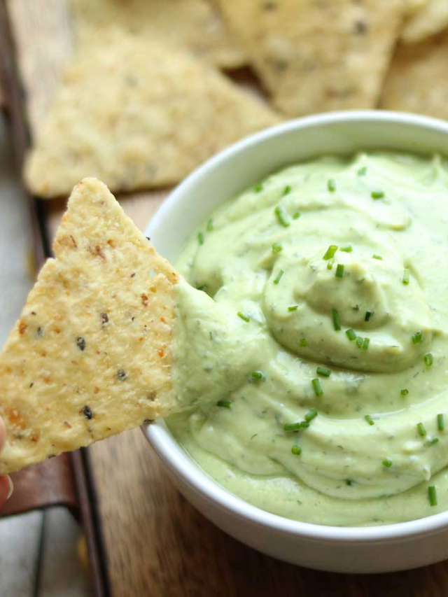 Avocado Ranch Dip Story