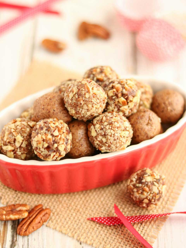 Easy Gingerbread Date Balls Story