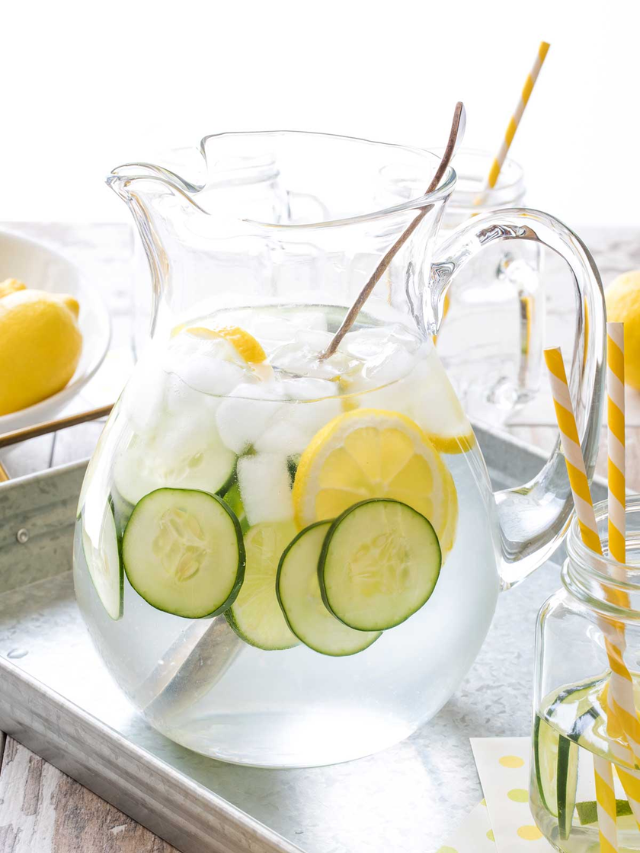 Lemon Fused Cucumber Water Story