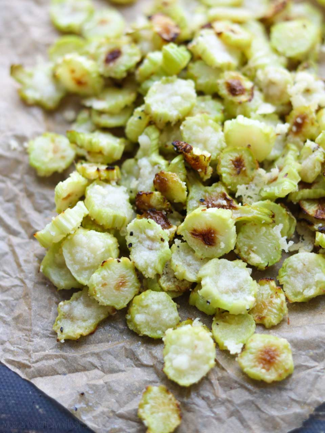 Parmesan Roasted Broccoli Stalks Cover image