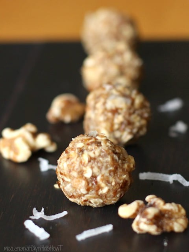 Yummy Walnut Oatmeal Energy Balls Cover image