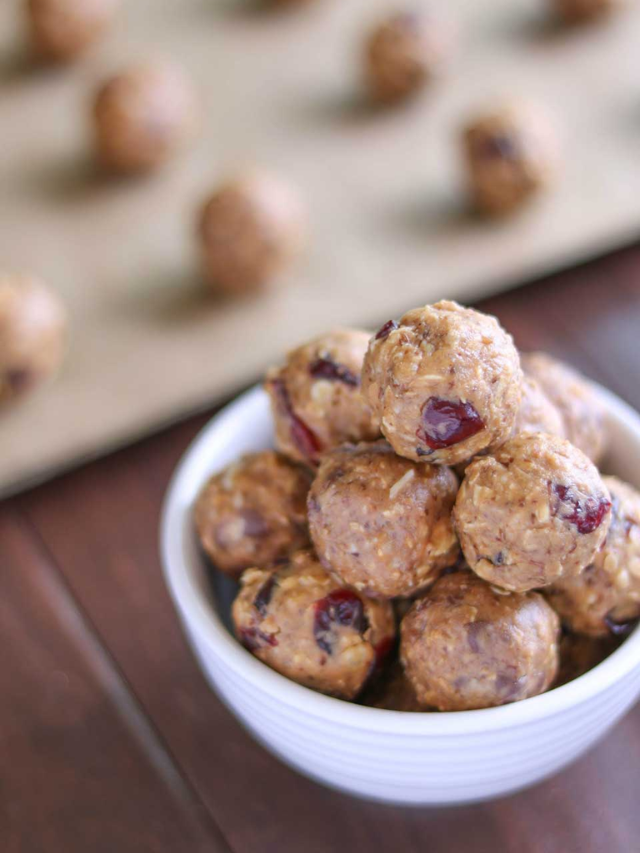 Crunchy Granola Energy Balls Story