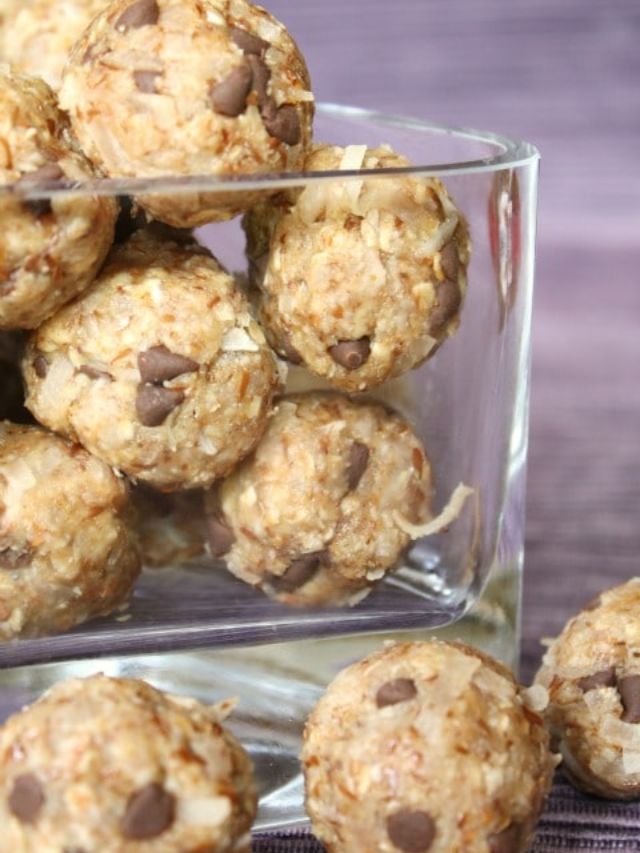 Easy Almond Butter Energy Balls Story