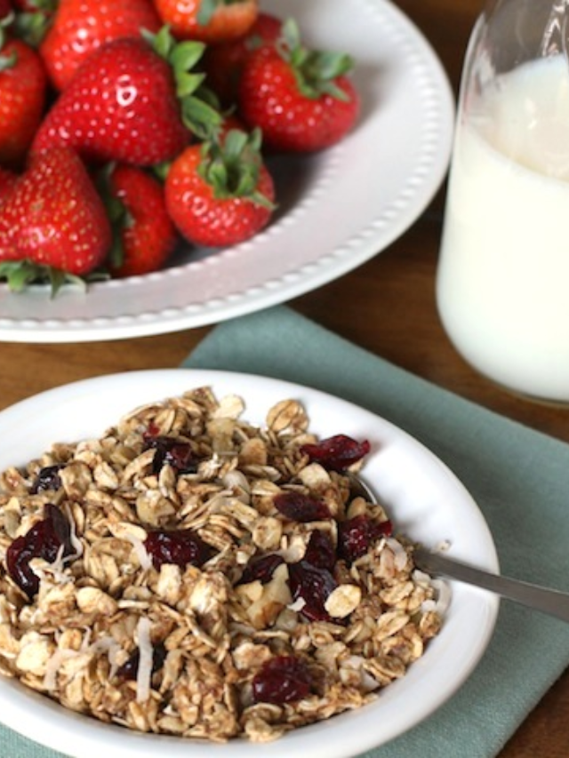 Easy, Healthy Applesauce Granola Story