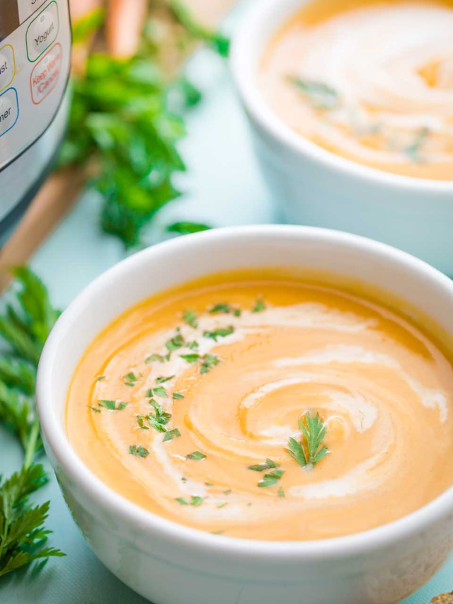 Instant Pot Sweet Potato Soup Story