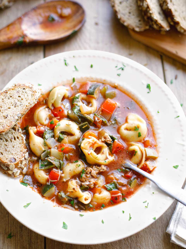 Savory Italian Sausage-Tortellini Soup Story