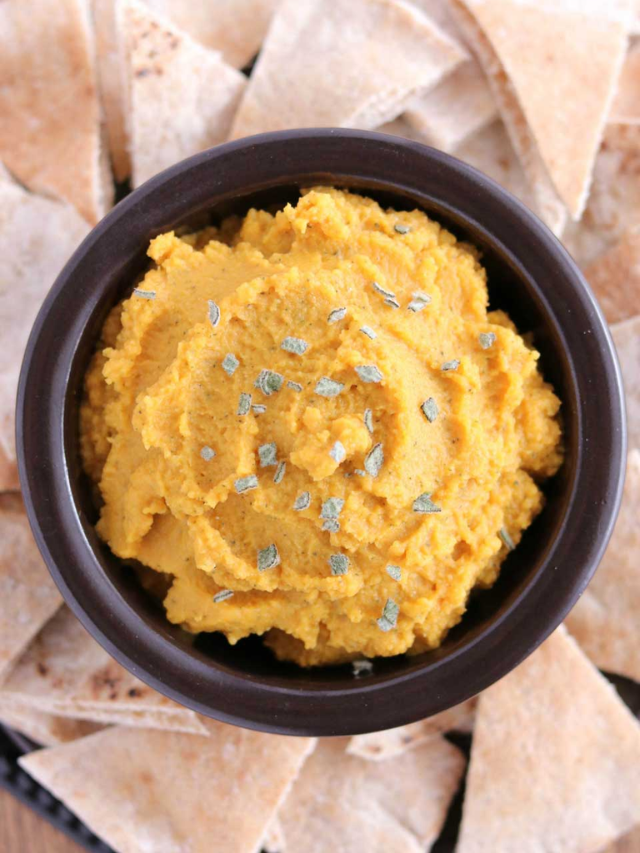 Savory Pumpkin Hummus with Fresh Sage Story