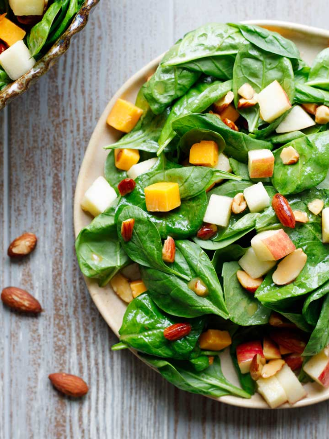 Spinach Salad with Apple Story