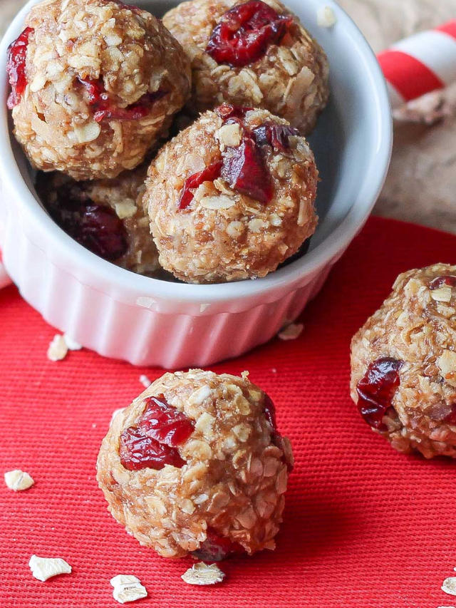 Yummy Peanut Butter and Jelly Energy Balls Story