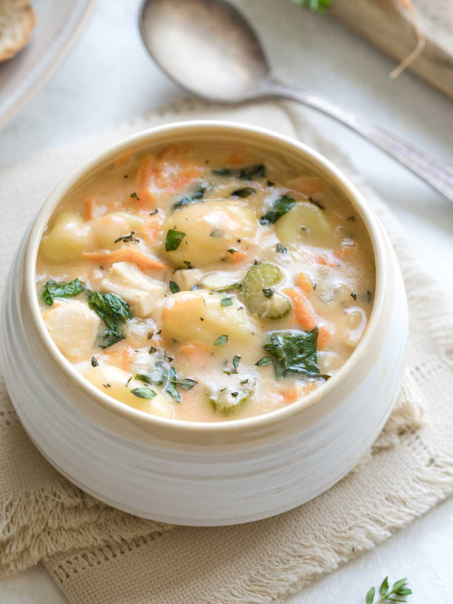 Creamy Gnocchi and Chicken Soup Story