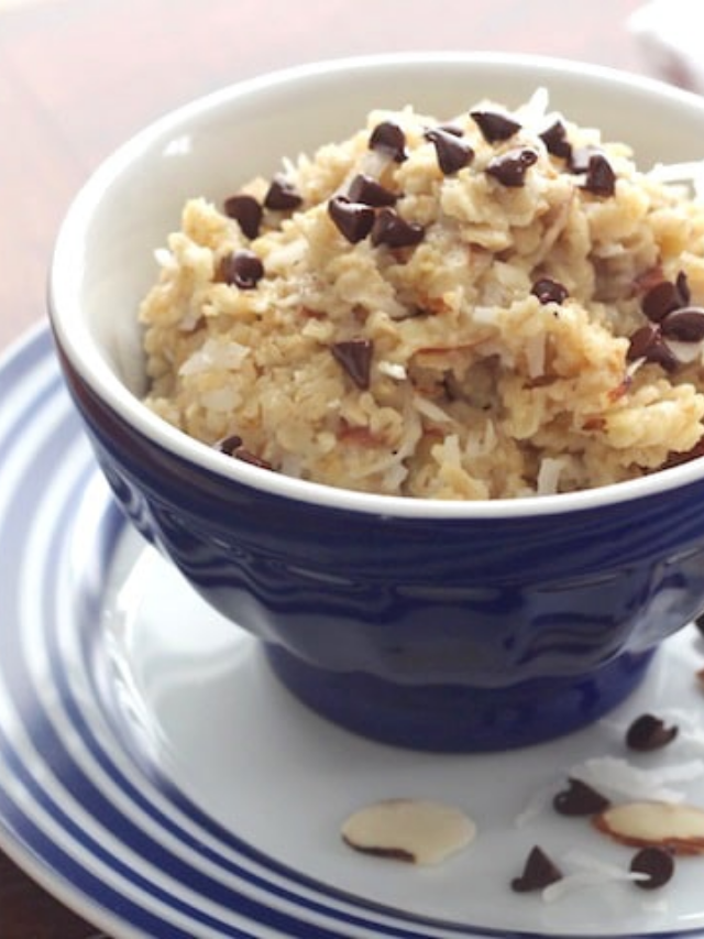 Delicious Almond Joy Oatmeal Story