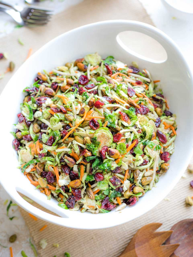 Delicious Superfoods Brussels Sprout Salad Story