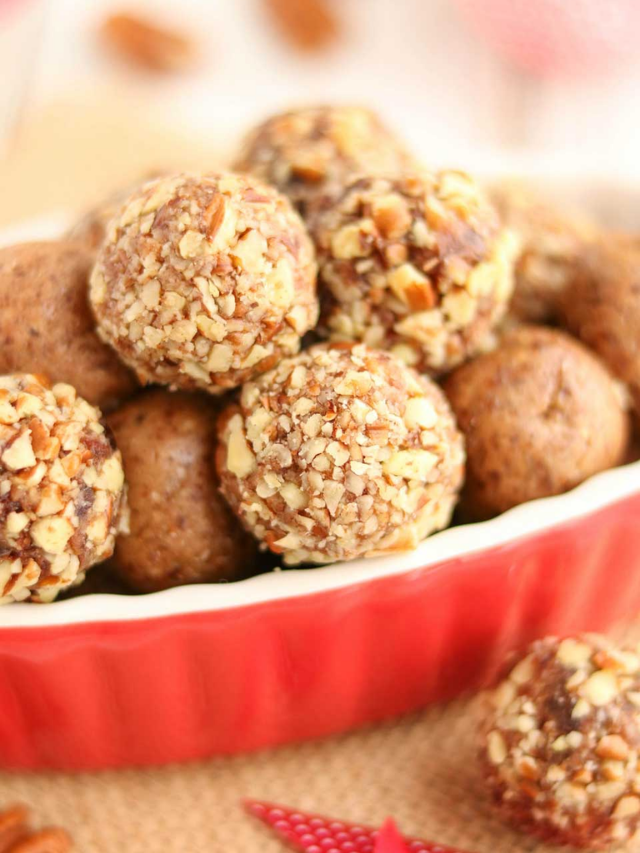 Easy No-Bake Gingerbread Date Balls Story