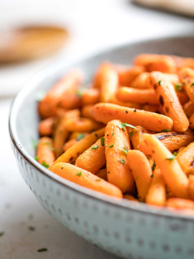 Quick Oven Roasted Carrots Story