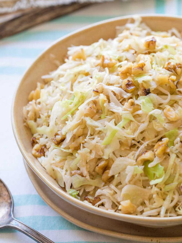 Sauteed Cabbage with Brown Butter and Walnuts Story