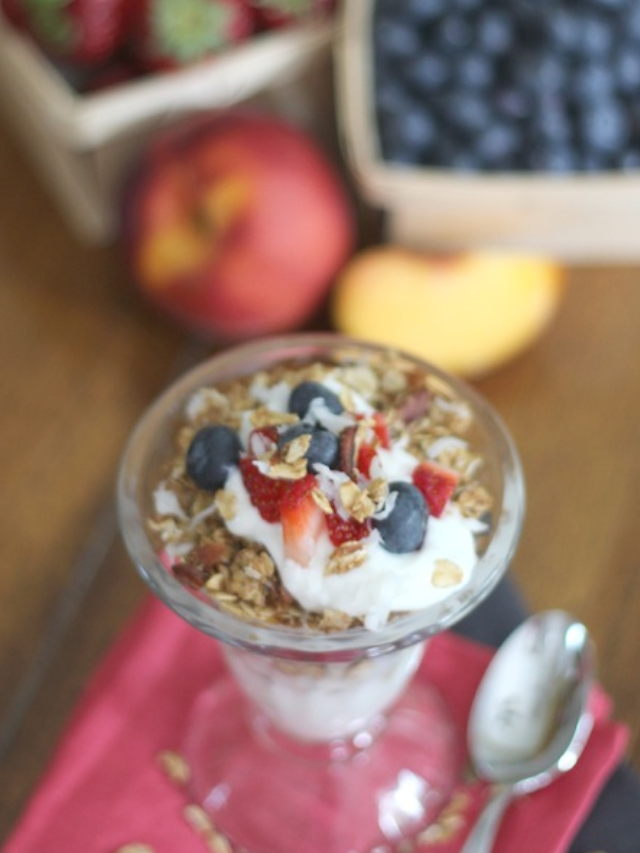 Delicious Healthy Yogurt Parfait Party Snacks Story