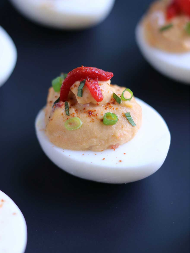 Easy Mediterranean Deviled Egg Story