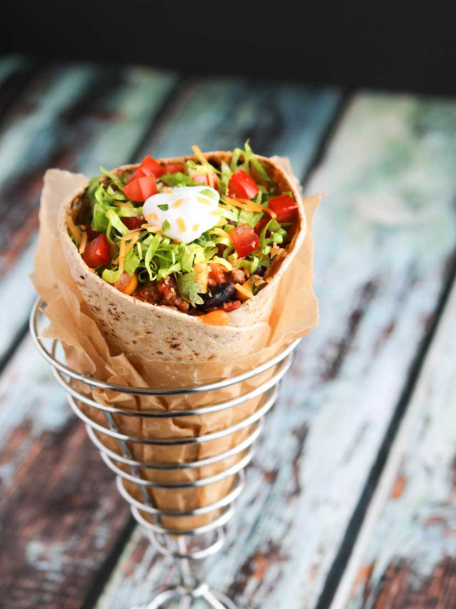 Fun, Healthy & Portable Taco Cones Story