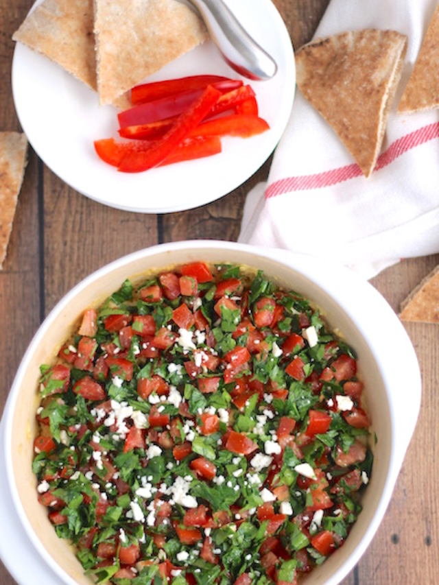 Hummus Dip with Easy Tabouli Topping Story