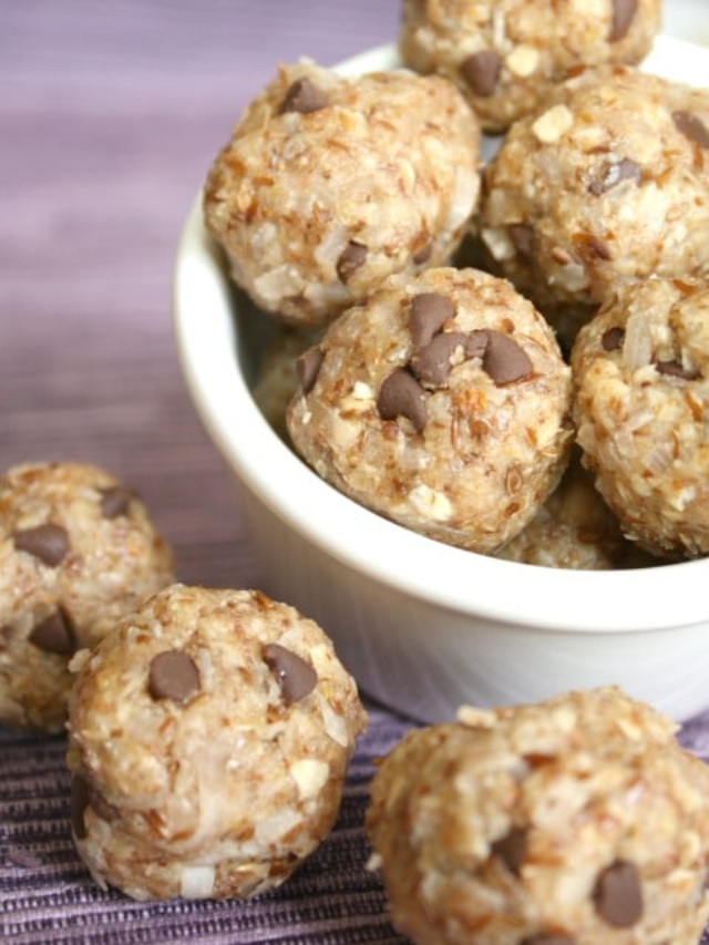 No-Bake Almond Butter Energy Balls Story