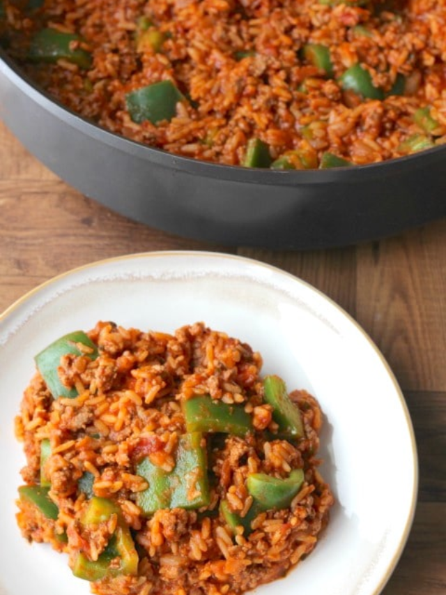 Quick Un-Stuffed Pepper Skillet Story