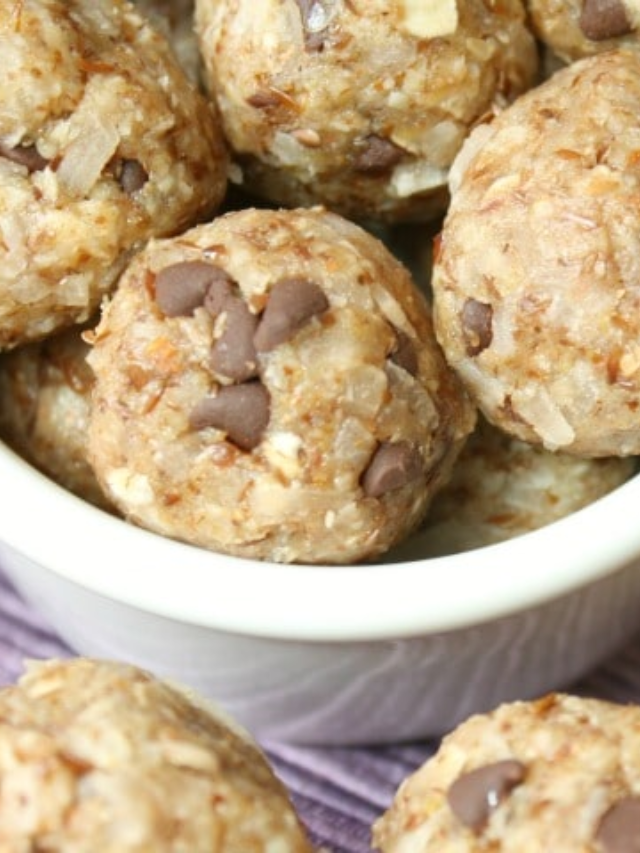 Freezable Almond Butter Energy Balls Story