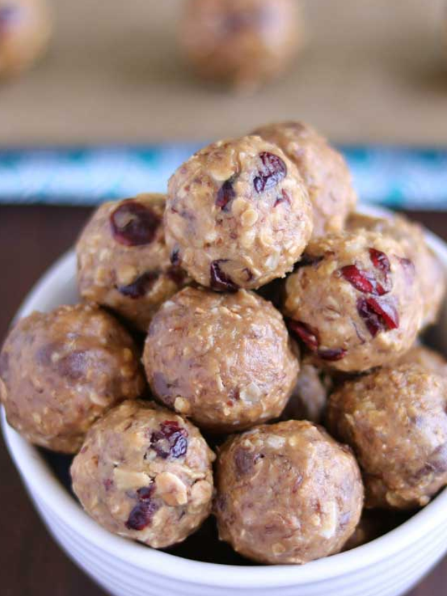 Freezable Granola Energy Balls Story