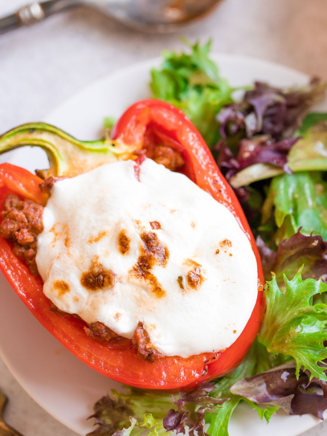 Italian Pizza Stuffed Peppers Style Story