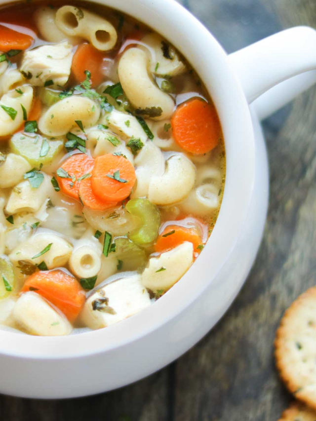 Quick & Easy Chicken Noodle Soup Story