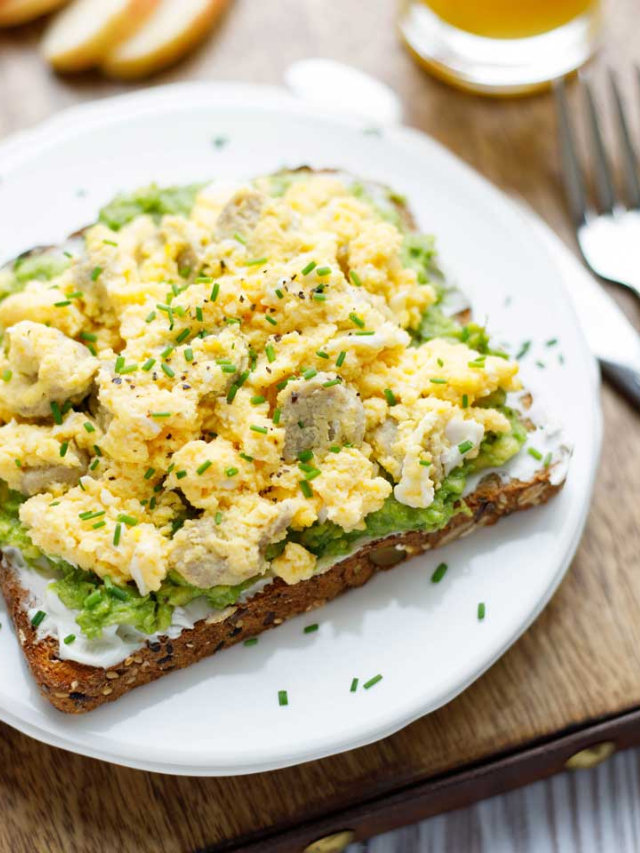 Avocado Toast with Egg and Sausage Story