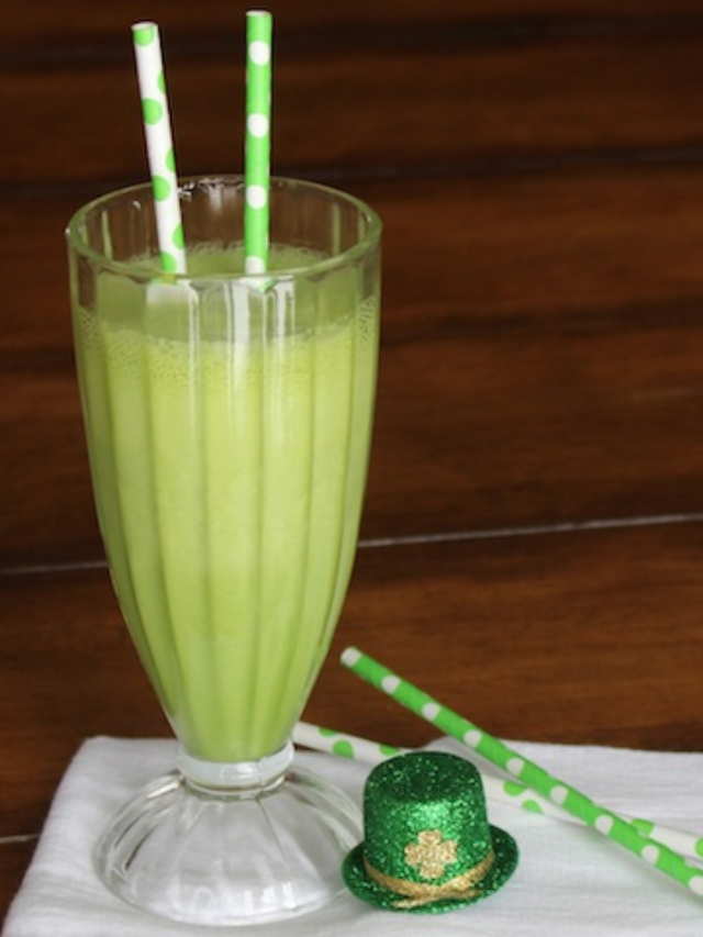 Healthier Shamrock Shake Story