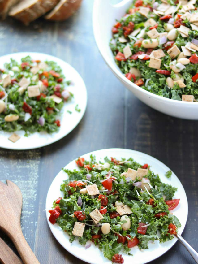 Honey-Balsamic Tuscan Kale Salad Story